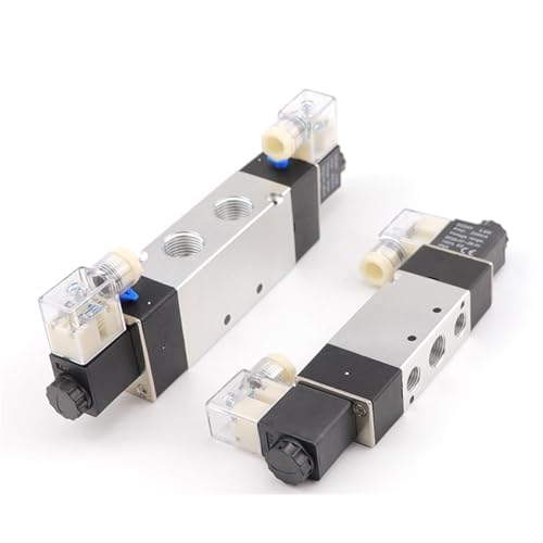 Électrovanne pneumatique 4V120-06 distributeur air comprimé M5 pour automatisme - 5