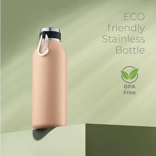 Image of SipX 32 oz Stainless Steel Insulated Water Bottle with Leakproof Lid & Carry Hook - Triple Insulated - Cold 24 Hours /Hot 12 Hours - Perfect for Gym, Work, Sports, Travel - Pink