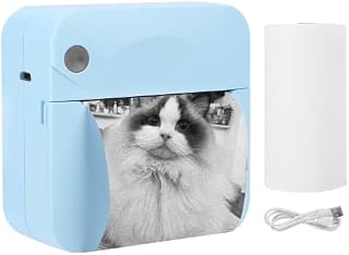 icyant Mini Photo Printer, Inkless Instant Photo Printer Bluetooth Wireless Portable Mobile Printer Learning Printer Small Printer Compatible Android & IOS Photo Printer for iPhone