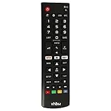 vhbw Mando a Distancia Compatible con LG 43LK6100, 43LK6100PLB, 43UK6200PLA, 43UK6300, 43UK6300LLB,...