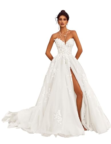 Bohemain Lace Mermaid Wedding Dresses for Bride 2025 Off Shoulder Wedding Gowns with Sweep Train