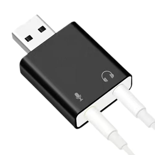 Laptop Sound Card, Desktop USB Adapter, USB Audio Accessories, Sound Card Adapter, USB 3.5mm Audio, Sound Card Equipment, USB Audio Converter, Laptop Audio Adapter, USB 3.5mm Sounds