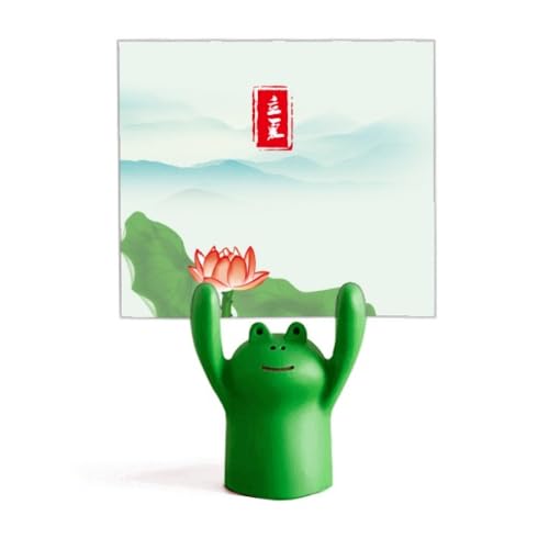 Porte-mémo solaire grenouille idée cadeau bureau original