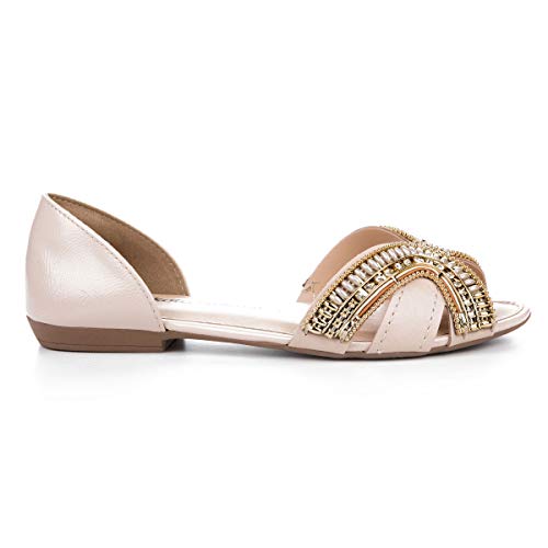 Sandália Dakota Rasteira Feminino Aveia 37