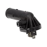 HLOMAUD 4893865AC Engine Coolant Thermostat Housing Assembly for Jeep OEM 68105533AB 4893865AA 4893865AB Car Accessories