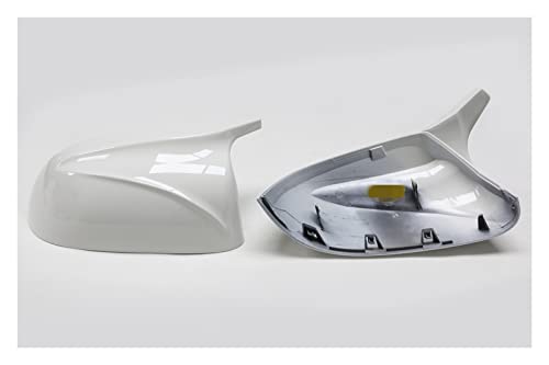 Couvre miroir porte blanc pour BMW X3 G01 et X4 G02 de 2018-2019