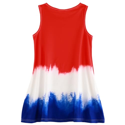 HH Family Girls 4th of July Dress Patriotic American Flag Outfit Kids Clothing3