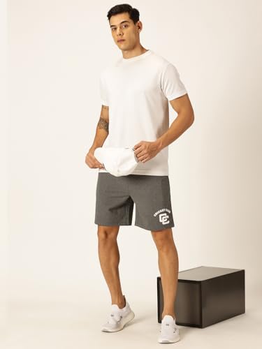 Image of Thomas Scott Men's | Solid | Chino Shorts | Regular Fit | Cotton Blend | Above Knee | Knitted Short