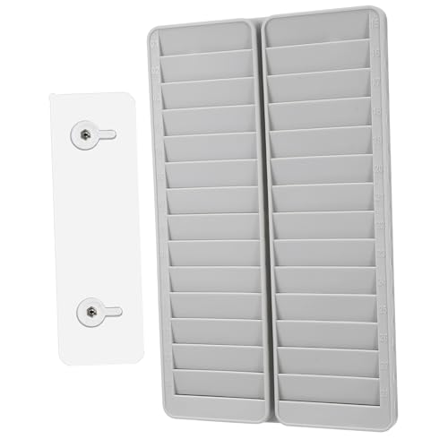 Angoily Attendance Card Rack for Exams Sturdy Wall-Mount Holder for Id Ic Cards Efficient Attendance Management for Schools and Offices Reusable Design