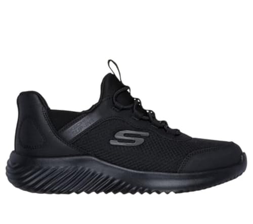 Skechers Bambino Slip-Ins: Bounder - Brisk-Burst Sneaker In Nero, Taglia 36.5, Lavabile In Lavatrice - 4