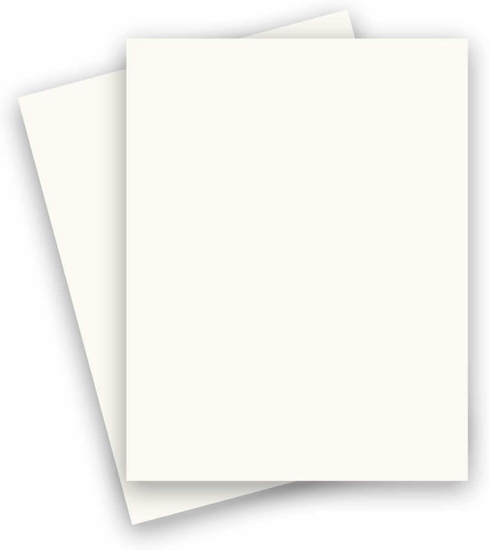 Basic (Vanilla) Cream 8.5X11 (Letter) Lightweight Multi-use Paper 500 Sheets in a pack - PaperPapers 89 GSM (24/60lb Text) Letter size 24T Econo Printer Friendly - Everyday Use Paper