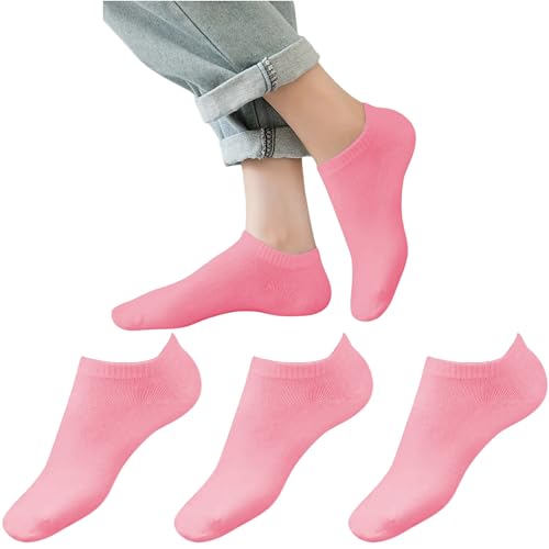 Image of Yuneek Women's Ankle Length Low Cut Cotton Socks Pack Of 3