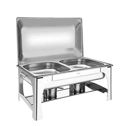 Rechaud Banho Maria Tramontina 61040220 Retangular 8.42L Aço Inox
