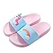 Einhorn Hausschuhe für Junge Mädchen Slide Sandalen Kinder im Freien Strand Pool Sandale Soft-Einhorn Badeschuhe