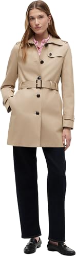 Tommy Hilfiger Damen Jacke Heritage Single Breasted Trench Übergangsjacke, Beige (Nos Beige), M