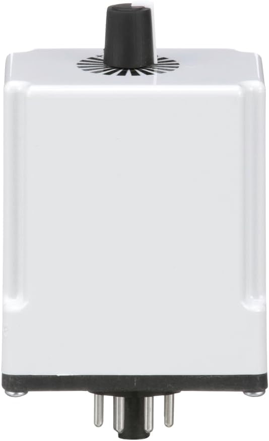 Schneider Electric Square D Timer Relay, Type JCK, Plug in, On Delay, Adjustable Time, 0.3 to 30 Seconds, 10A, 240 VAC, 120 VAC/110 VDC