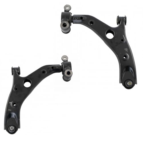 TRQ Front Lower Control Arm with Ball Joint Set Driver & Passenger Side Lower Compatible with 2014-2018 Mazda 3