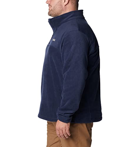 Columbia Polar męski Steens Mountain z zamkiem błyskawicznym do połowy długości, Granatowy Collegiate Navy, 3X