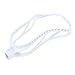 ZJchao High Strength Nylon Lacrosse Head Unstrung Lacrosse Stick Head Replacement for Competition Sports Training (White)