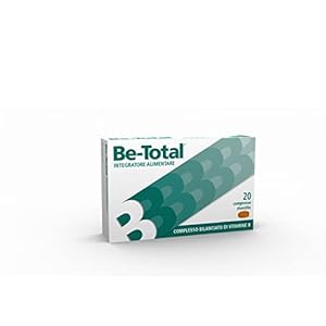 Be-Total Compresse Integratore Alimentare di Vitamine B per Adulti, Aiuta a Rilasciare Energia dal Cibo, Senza Glutine e Senza Lattosio*, 20 Compresse