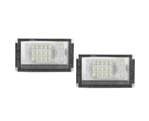 Luces matrícula Mini Cooper R50 R52 R53 plafón LED blanco de recambio iluminación trasera