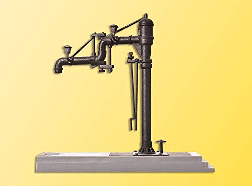 H0 2 water cranes with articulated arms, Grey, Brown, Green, Small - Image 3