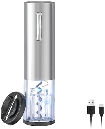 Rabbit Compact Electric Corkscrew Wine Bottle Opener Black 10 75