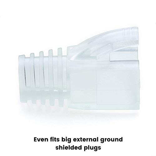 Manchons anti-traction RJ45 TrueCABLE en PVC transparent de qualité