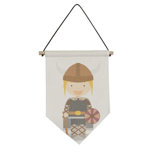 Drapeau viking suédois en toile canvas pour décoration murale salon et chambre