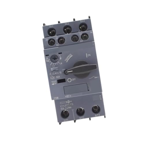 Disyuntor de motor 3RV6011-1EA15 evita averias por sobrecarga en motores de 0.45-0.63A