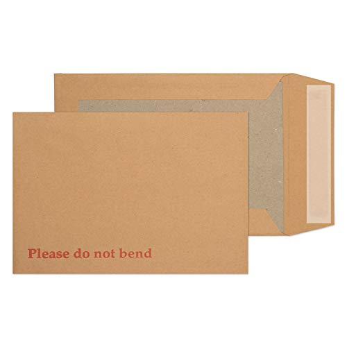 Pochettes Dos Carton C5+ Anti-Pliage avec Bande Adhésive Forte Blake