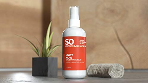 So Jamaican Black Castor Oil Knot Now Leave In Detangler, Smooth Conditioning & Detangling Spray, Paraben Free Conditioner, 8 Fl Oz #TOP1