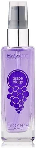 SALERM - Grape Seed Oil - Salerm Grapeology Biokera Natura - 60 ml - Split Ends Repair - Hydrating Serum for Dry and Damaged Hair - Antioxidant - for White or Bleached Hair