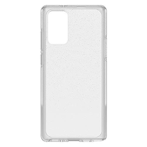 OtterBox Galaxy Note20 5G Symmetry Series Case - Stardust (Silver Flake/Clear), Ultra-Sleek, Wireless Charging Compatible, Raised Edges Protect Camera & Screen