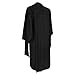 Endea Graduation Deluxe Classic Matte Black Masters Gown Academic Regalia Unisex (45 (5'0