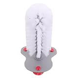 Toyvian Schildkrötenbürste für Effektive Reinigung aus Abs mit Saugnapf Moderate Härte des Schildkrötenpanzers für Aquarium Zubehör und Reptilienpflege