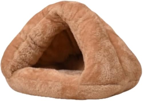 KOKUMON 猫 ベッド ペット用寝袋 保温防寒 あったか 冬用 洗える ドーム型猫ハウス 小型犬 猫用 多機能2WAY 秋冬用 犬猫ベッド もこもこ あったか ぐっすり眠れる 猫ハウス 寝袋 室内用洗える ペットハウス クッション 猫ハウス マット