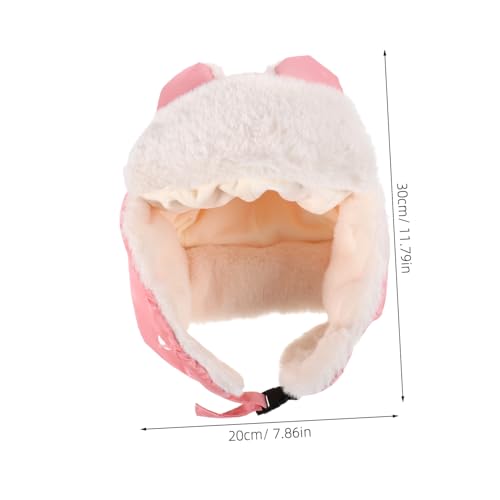 Boys and Girls Hat with Ear Windproof Fleece Lined Trapper Hat for Cold Weather Skiing and Outdoor Activities for Snow Days2