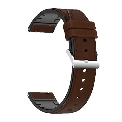 Correa Garmin Vivoactive de piel auténtica con cierre rápido