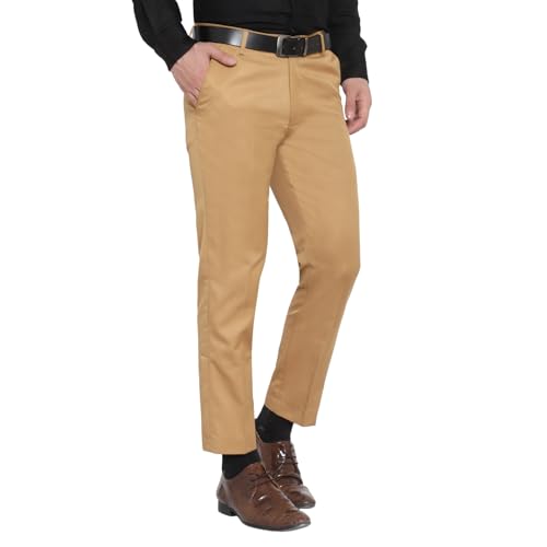 Image of SUCHEH Men's Reguler Fit Polycotton Trouser Pant's Formal Trouser Casual Trouser Pants