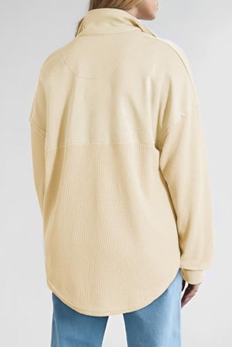 Image of SHEWIN Women Fall Sweatshirt Casual Half Zip Pullover Fall Top 2026 Clothes