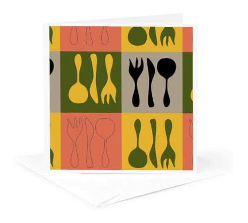 Cartes de vœux Silverware 3dRose pour ne plus manquer d'inspiration - 5