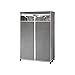 Type A Garment Rack & Clear Cover | Closet Organizer with Non-Woven Fabric & Protective Cover with Durable Zipper | Perfect for Storage in Your Bedroom, Closet, Basement & Seasonal Wear | Gray, 61 in
