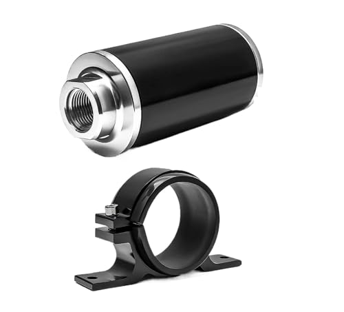 Filtre en ligne de 30 microns robuste avec adaptateur 6AN 8AN 10AN en aluminium