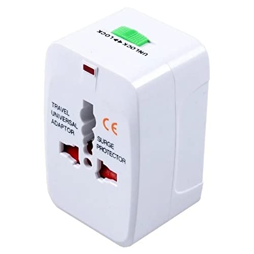 Kit 2 Adaptador Tomada Plug Universal Eua Europa Uk Usa Asia 150 Países Viagem Bivolt - VINWER