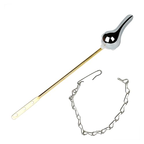 Kits de repuesto de manijas de inodoro de montaje frontal para la mayoría de lavadoras delanteras, palancas de mango de acero inoxidable duradero