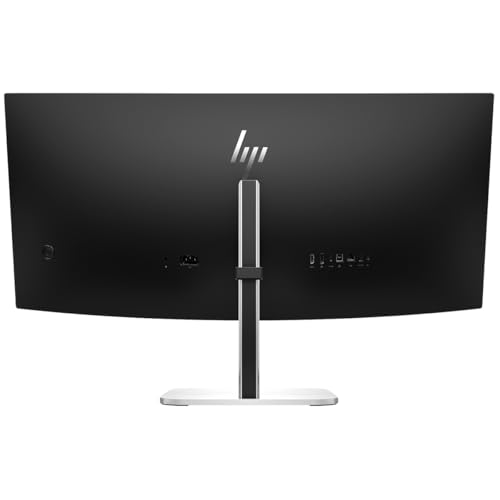 Image of HP Series 5 Pro 34-inch 534pm Curved 2K WQHD 1440P Conferencing Monitor, 2-Pack Built in Webcam and Mic, DisplayPort, USB Hub Bundled with Desk Mount Dual Monitor Stand