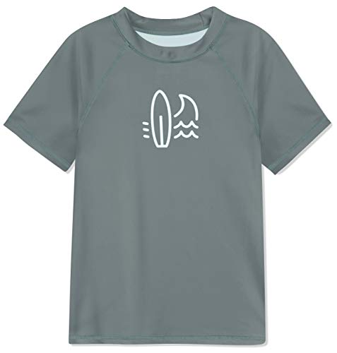 BesserBay Gray Sun Protective Rash Guard Quick-Dry Swimming Sun Shirt for Boys 11-12 Years