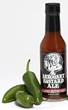 Arrogant Bastard Ale Jalapeno Heat Hot Sauce, Stone Brewing Co. 5oz Jar, Glass
