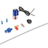 16030-4AN Nitrous Purge Valve Kit | Compatible with Solenoid Purge Line | Push Button Activation, Reduces Lag, Fits Most 4AN Nitrous Systems